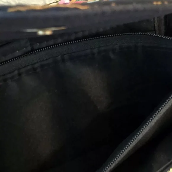 Embroidered Floral Print Zipper Money Coin Wallet Purse Multicolor Artsy - Picture 9 of 10